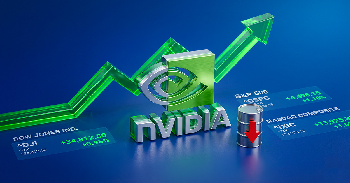 Các chỉ số Mỹ phục hồi khi Nvidia công bố kết quả lợi nhuận vượt kỳ vọng và giá dầu giảm mạnh.