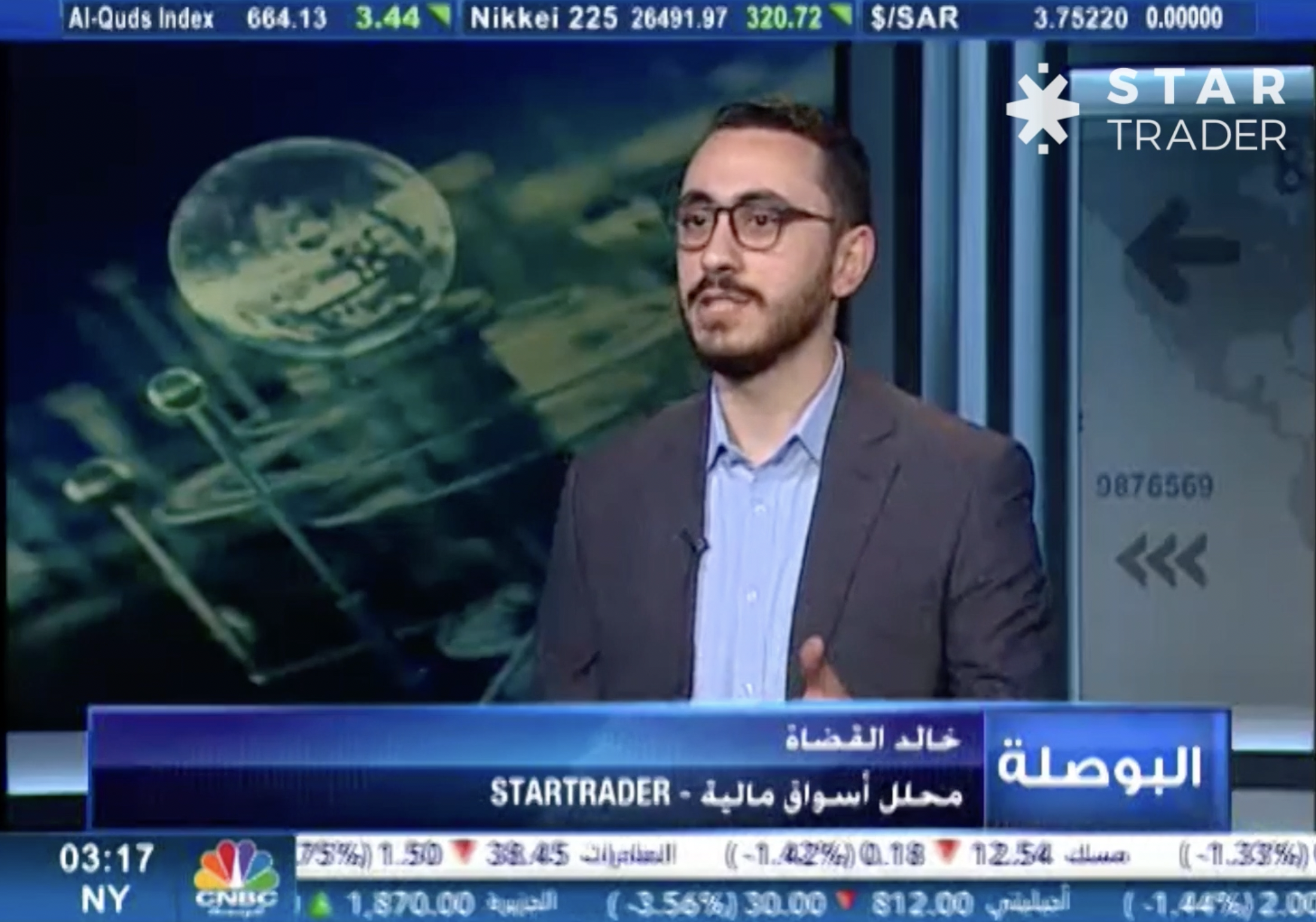 STARTRADER Market Analyst Khaled Al-Qudah shares his view about the markets on CNBC Arabia.