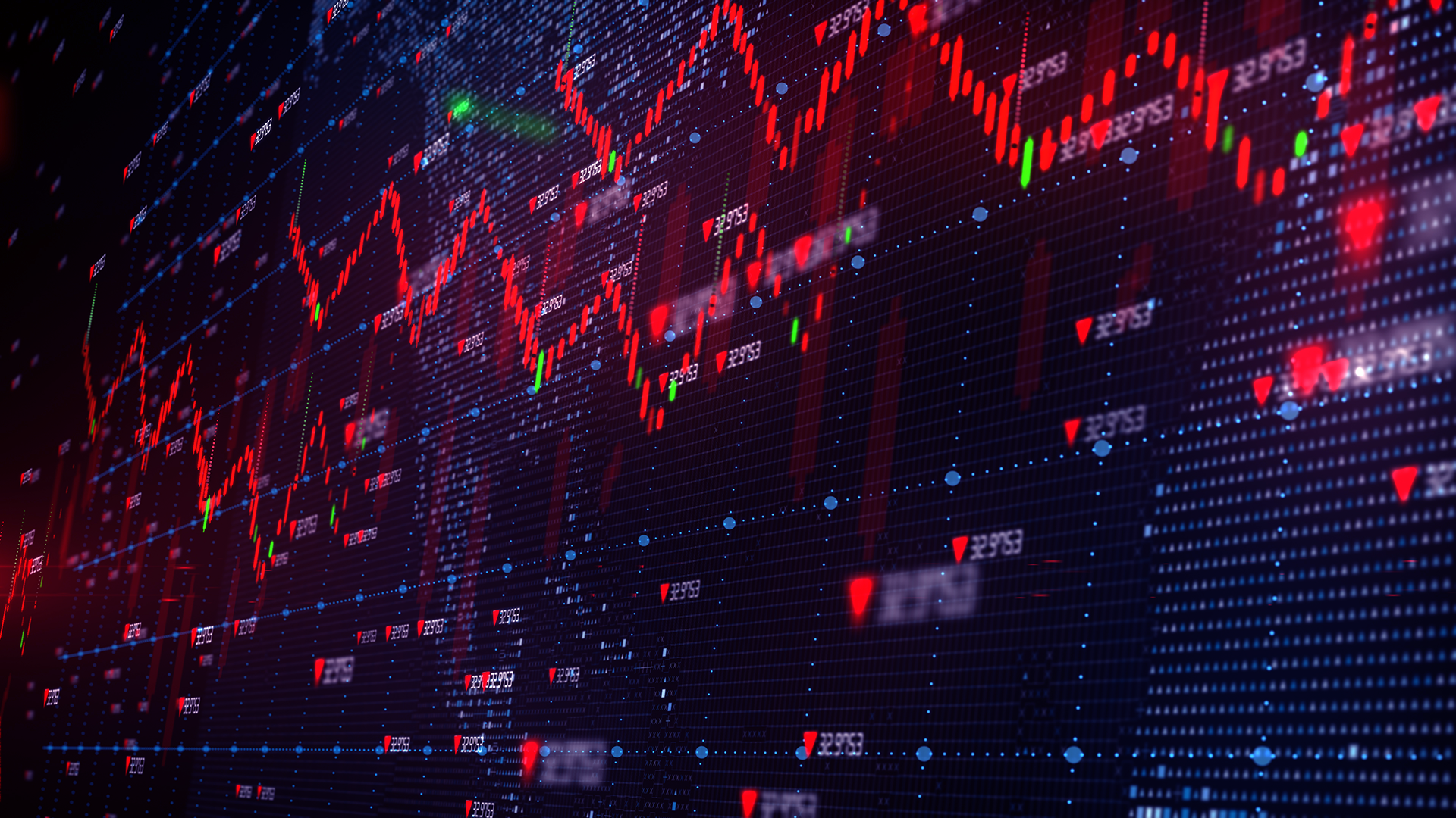 Stock market in red amid Sharp Declines in Stock Market